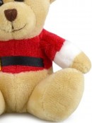 My Buddy Christmas Bear Cute & Cuddly Hanging Plush Toy Decoration - 12cm