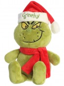 Official Dr. Seuss Grinchy Sitting Plush Toy With Mischievous Smirk  | 20cm