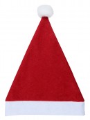 Budget Kids Red Felt Santa Hat With White Trim & Pom Pom | Small Size