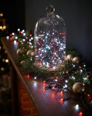 500 Red & Cool White LED String Fairy Lights 8 Function With Timer | 25m