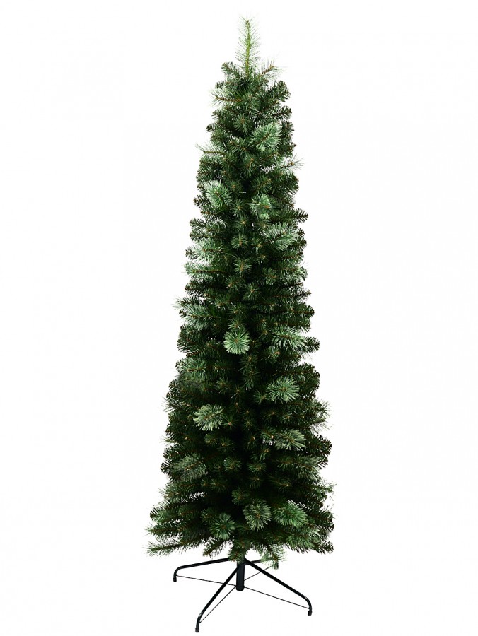 2.3m Montane Pencil Slim Cashmere Dual Tip Christmas Tree | 691 Tips