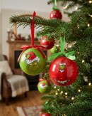 6x Whimsical Red & Green Essential Grinch Boxed Ball Bauble | 70mm