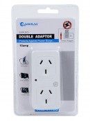 Sansai Double Adapter With Surge Protection