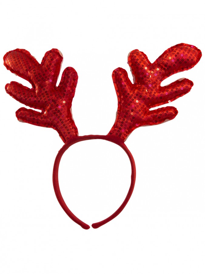 Antlers With Sequins Headband - 28cm