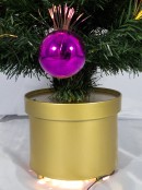 Fibre Optic Tree With Bauble Decorations - 92cm