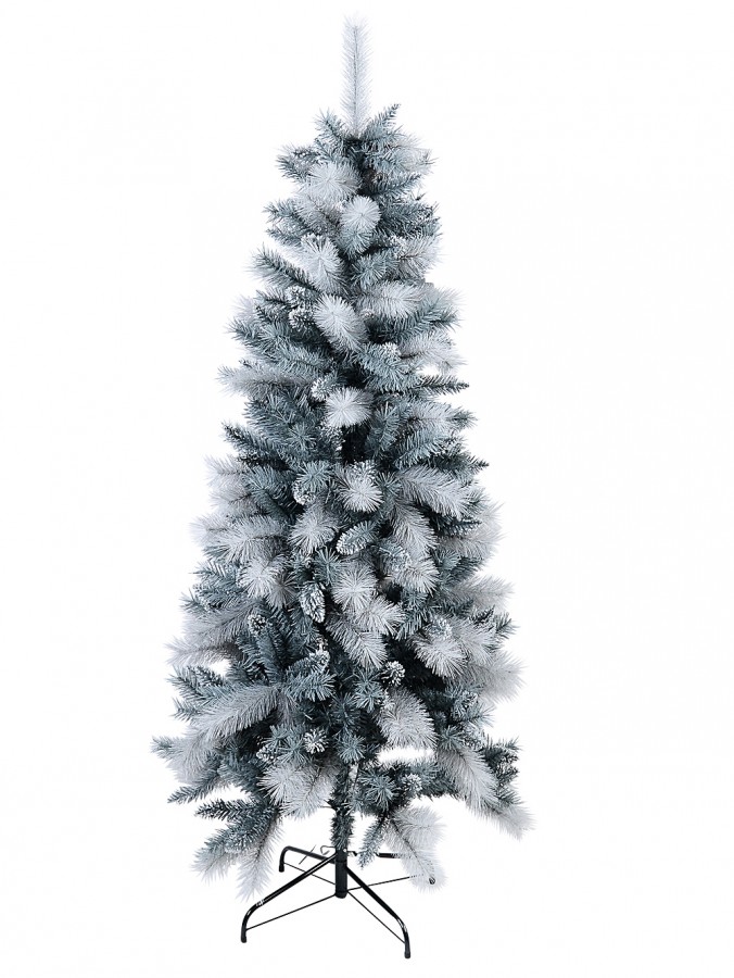 Gray River Arctic Pine Christmas Tree With 1028 Grey & White Tips - 2.3m