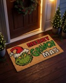 75cm Dr. Seuss The Grinch Doormat | Merry Grinch Mas Entryway Mat