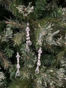 3x Vintage Jewel Icicle Whimsical Essential Ornaments | 11cm