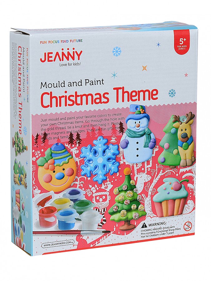 Mould & Paint Christmas Theme Activity Set