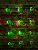 Red Green & Blue Multi Pattern LED Christmas Garden Laser Light | 17m x 15m