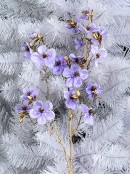 Violet Double-flowering Plum Inspired Christmas Flower Long Stem - 30cm Wide