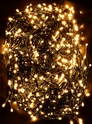 1000 Warm White LED 50m String Fairy Light