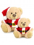 My Buddy Christmas Bear Cute & Cuddly Sitting Plush Toy - 16cm