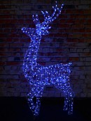 Rainbow Reindeer 3D Smart LED Outdoor Christmas Motif | 1.5m 17 Sequences