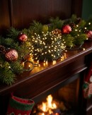 300 Warm White LED String Fairy Lights 8 Function With Timer | 15m
