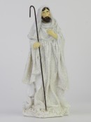 Ivory Colour Nativity Figurines Including Mary, Joseph & Jesus - 9 Piece Set