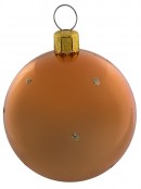 Chocolate & Copper Baubles In Assorted Styles - 9 x 60mm 