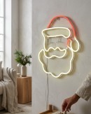 41cm Radiant Santa Portrait Outdoor Red & White LED Neon Flex Display