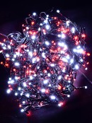 500 Red & Cool White LED 25m String Fairy Light
