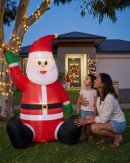 1.8m Jolly Sitting Santa | LED Outdoor Christmas Inflatable