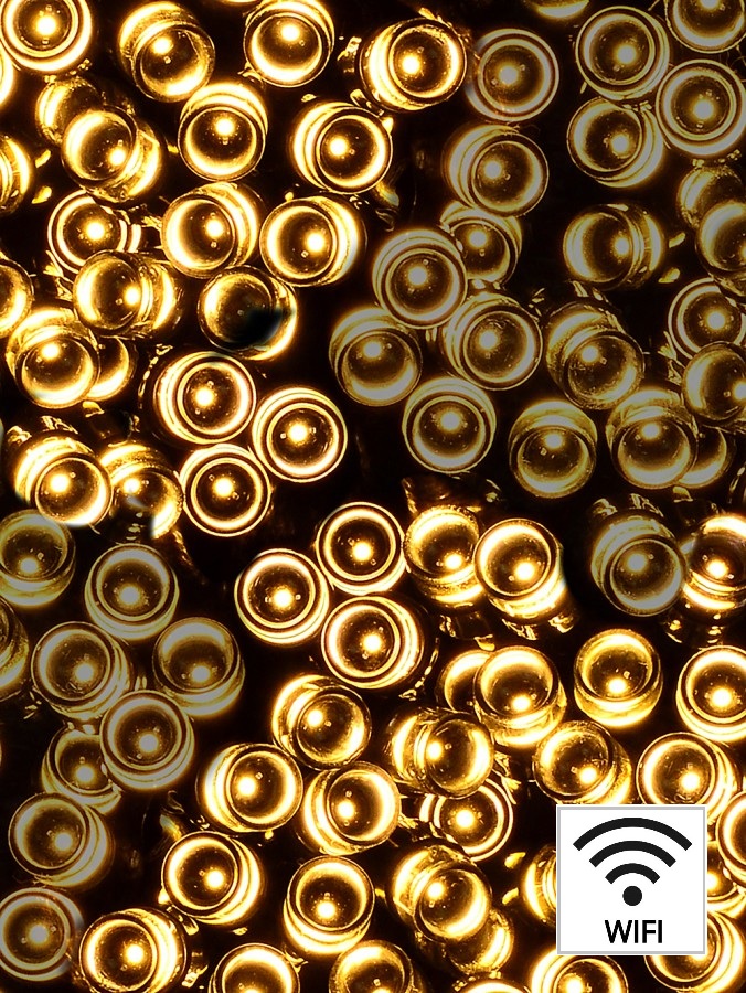 500 Warm White LED WiFi Smart App String Fairy Lights 8 Function | 25m