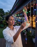 420 Multi Colour LED Icicle Lights 8 Function With Memory Hold | 10m