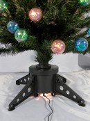 Fibre Optic Tree With Bauble Decorations - 1.8m