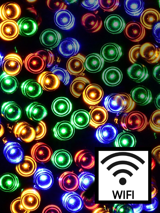 300 Multi Colour LED WiFi Smart App String Fairy Lights 8 Function | 15m