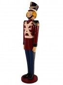 Nutcracker Tin Soldier Resin Life Size Christmas Decoration Ornament - 1.7m