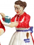 Resin Santa & Mrs Claus Figurine - 65mm