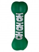 Assorted 23cm Red Or Green Vinyl Dog Bone Squeaky Christmas Toy