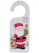 Assorted Santa Claus & Motto Theme Print Bedroom Door Hangers