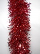 Red Metallic 8ply Tinsel Garland - 15cm x 5.5m