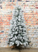 2.3m Yukon Winter Moderately Flocked Tree With 1265 Spruce & Fir Tips