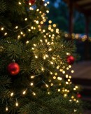 500 Warm White LED Solar String Fairy Lights 8 Function | 50m