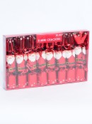 Red Santa With White Beard & Belt Mini Christmas Cracker Bon Bons - 8 x 14cm