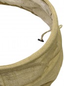 Pop Up Natural Hessian Look Conical Shape Christmas Tree Skirt - 68cm