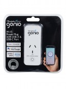 Smart Mirabella Genio Wi-Fi Plug With Single Outlet & 2 USB Ports