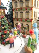 Illuminated, Animated & Musical Grand Station Village Scene Ornament - 40cm
