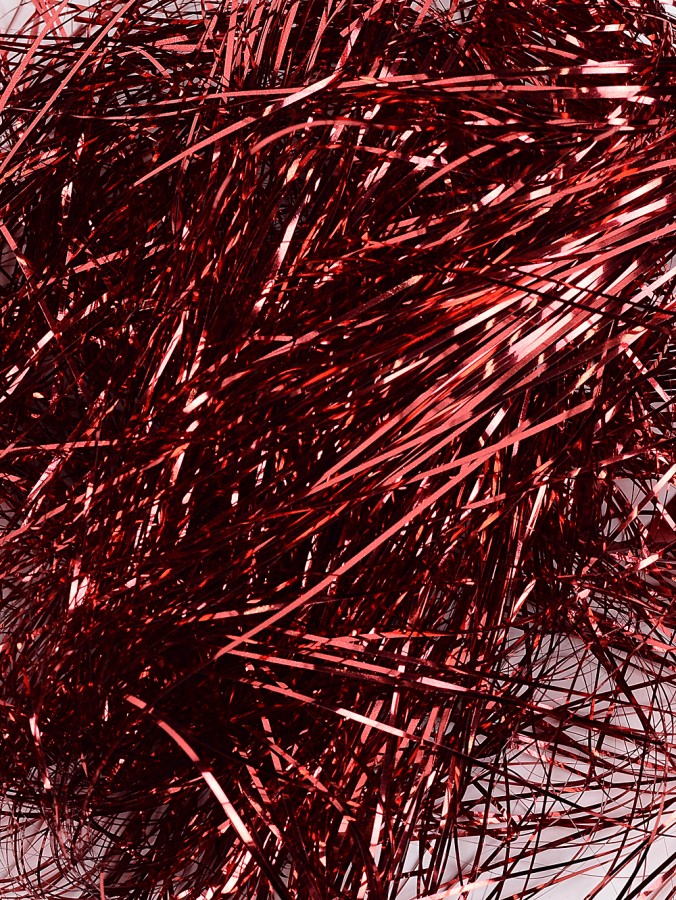 300 Metallic Red Tinsel Lametta Icicles