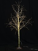 Warm White LED Gold Branch 3D Outdoor Christmas Birch Tree - 1.2m