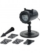 Moving Christmas & Party Icons Garden Laser Projector Light - 12m X 12m