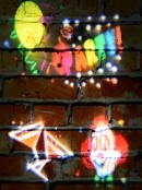 Moving Christmas & Party Icons Garden Laser Projector Light - 12m X 12m