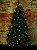 300 Red & Cool White LED String Fairy Lights 8 Function | 15m