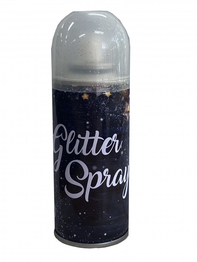 Assorted Silver / Gold Christmas Glitter Spray - 80g