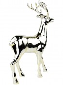 Majestic Standing Gold Reindeer Christmas Ornament | 46cm