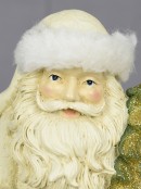 Traditional Father Christmas Standing Ornament - 24cm