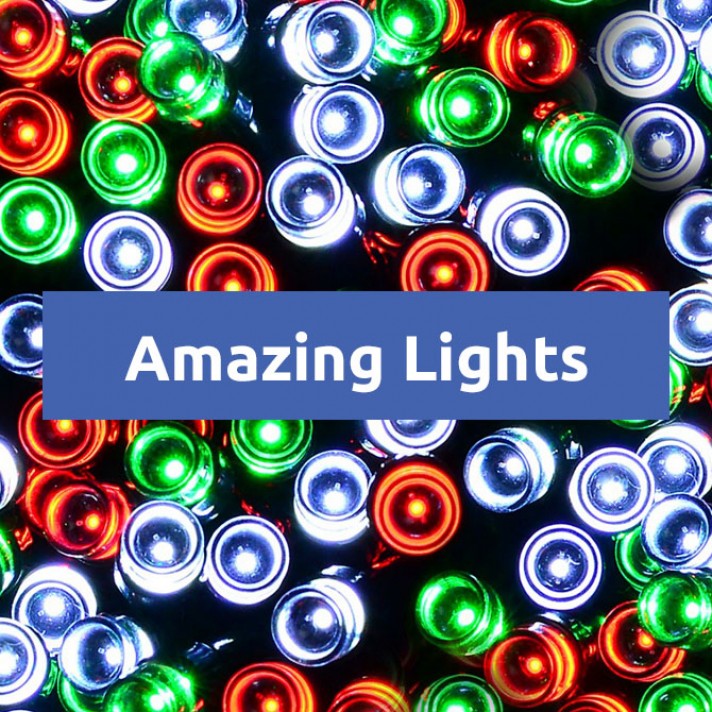 Hundreds of Christmas Lights to Choose From