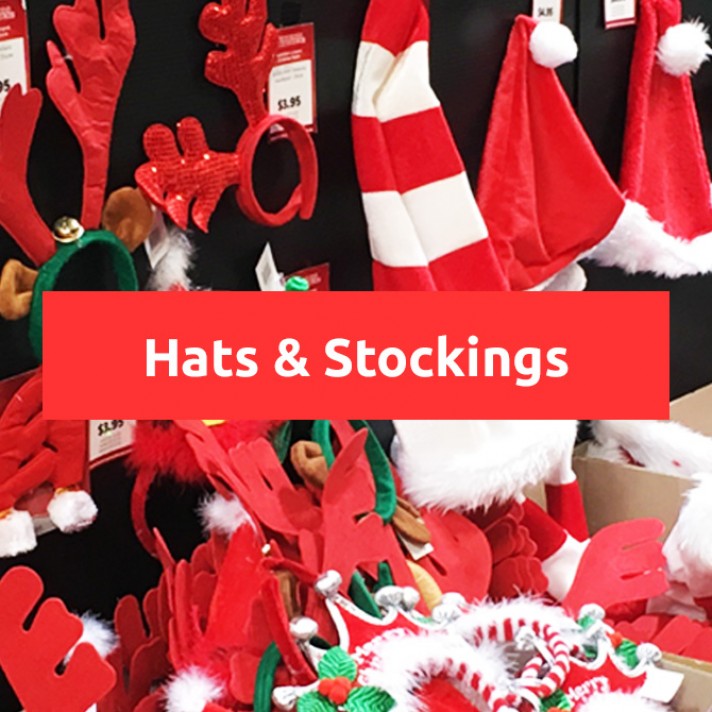 Massive Choice of Santa Hats, Suits & Stockings