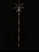 Multi Colour LED North Star Solar Powered Christmas Path Lights - 4 x 48cm